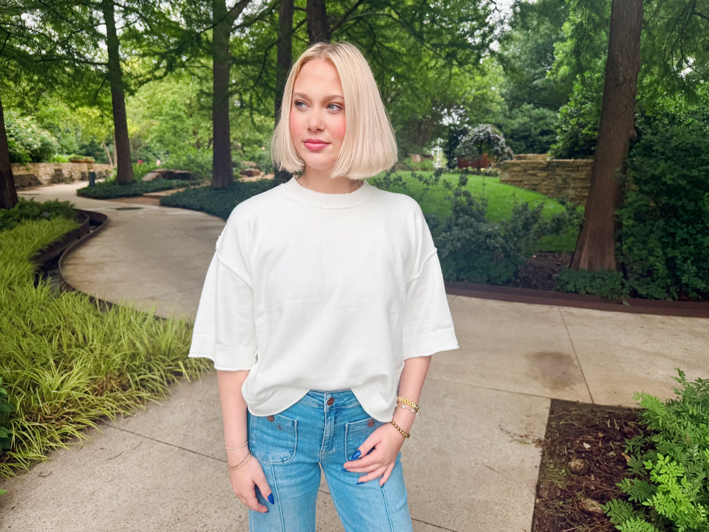 Sunshine Stroll Sweater Top