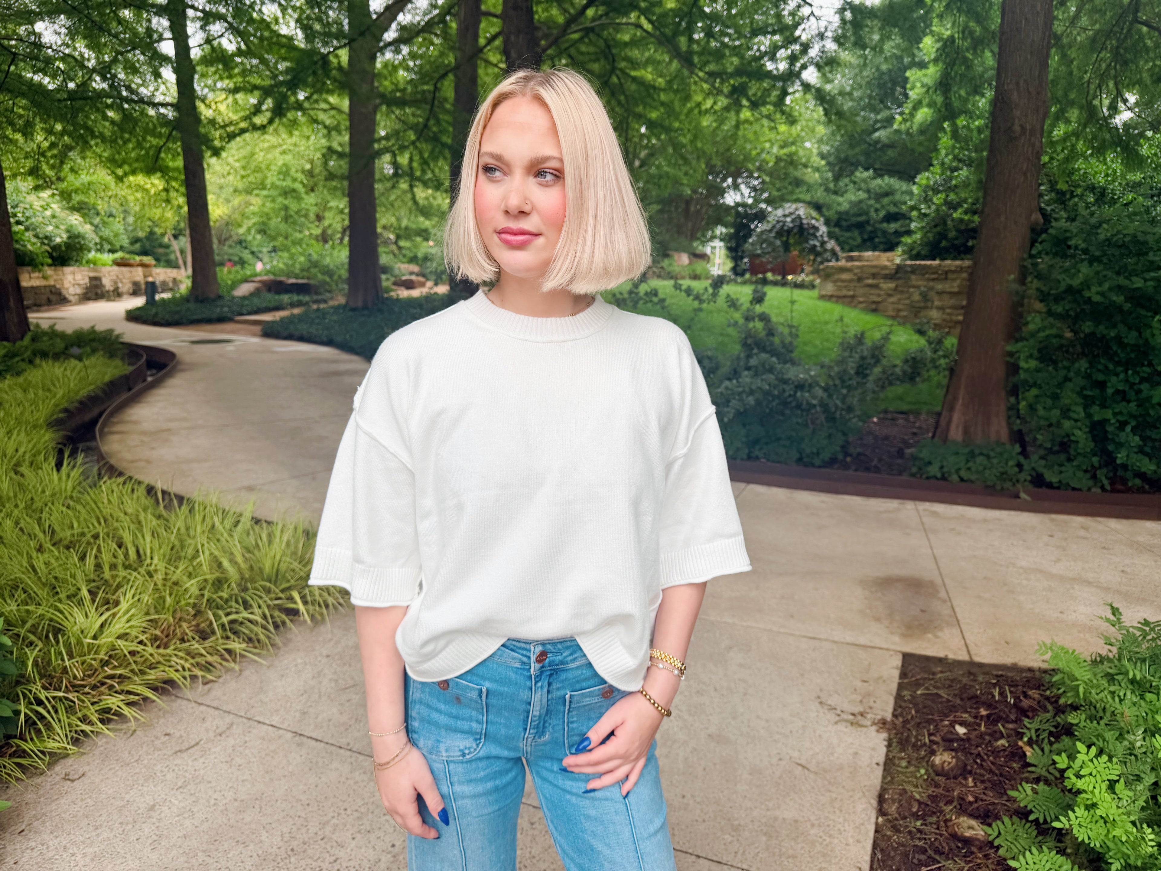 Sunshine Stroll Sweater Top