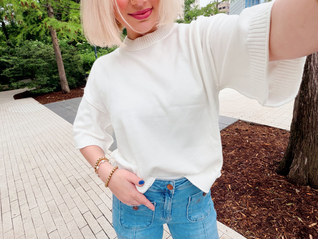Sunshine Stroll Sweater Top