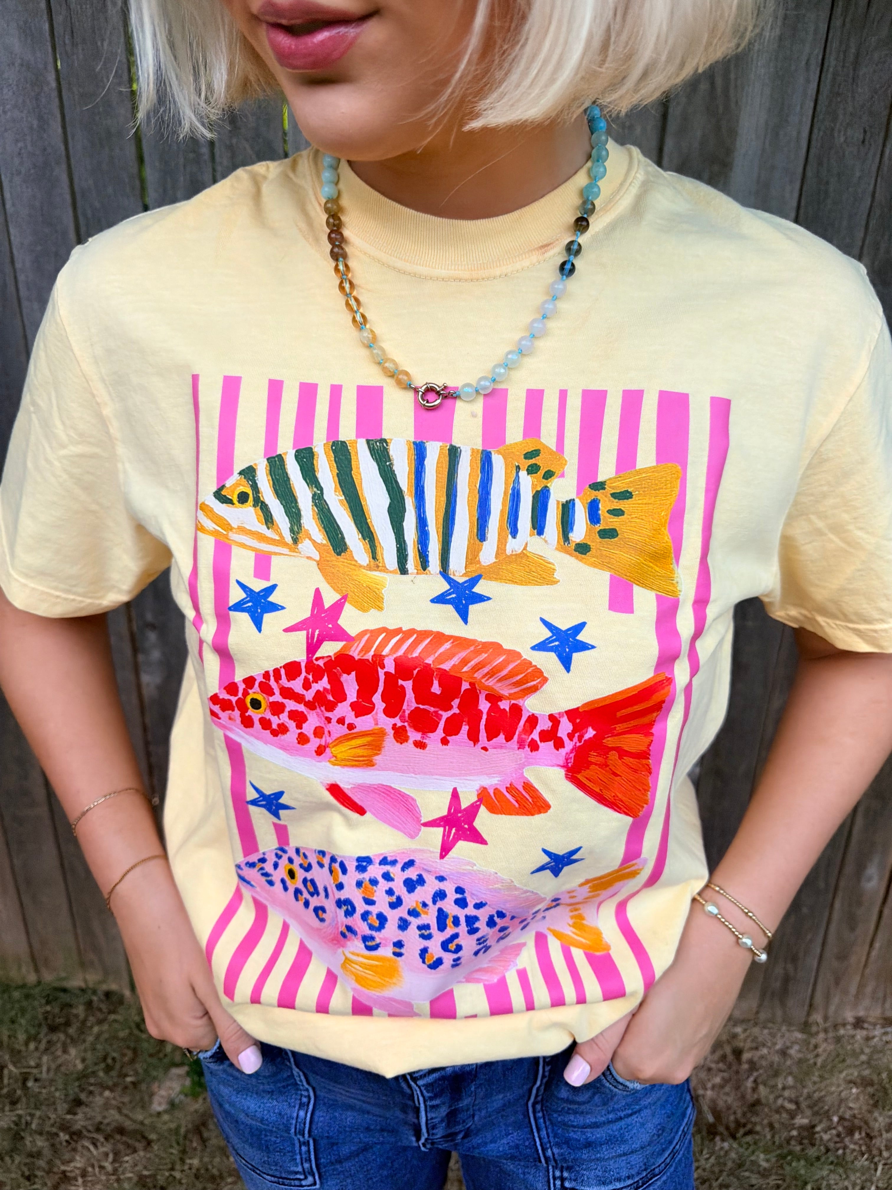 Colorful Fish Tee